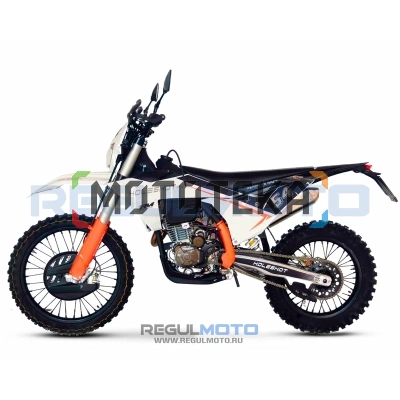 Мотоцикл кроссовый / эндуро Regulmoto (Регулмото) Holeshot 300 pro (ZS PR300 PRO) белый с ПТС