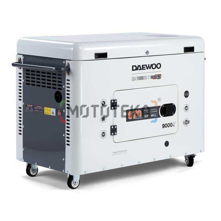 Электрогенератор дизельный Daewoo (Дэу) DDAE 11000DSE - 3 Электрогенератор дизельный Daewoo (Дэу) DDAE 11000DSE - 3