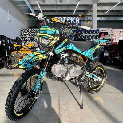 Питбайк Regulmoto (Регулмото) SEVEN 49cc (125) чёрный/жёлтый/синий