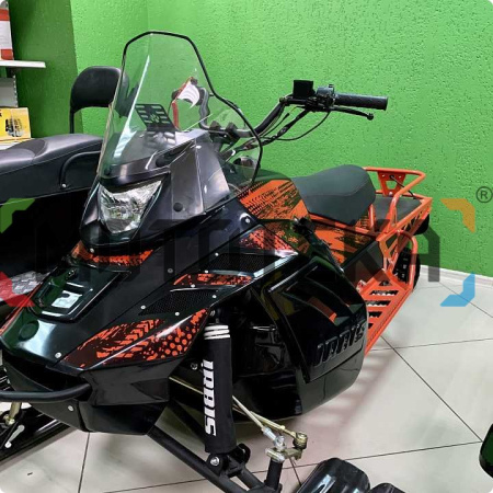 Снегоход IRBIS (Ирбис) SF 200 L Long чёрный/красный с ПСМ - купить с доставкой, по выгодной цене в интернет-магазине Мототека