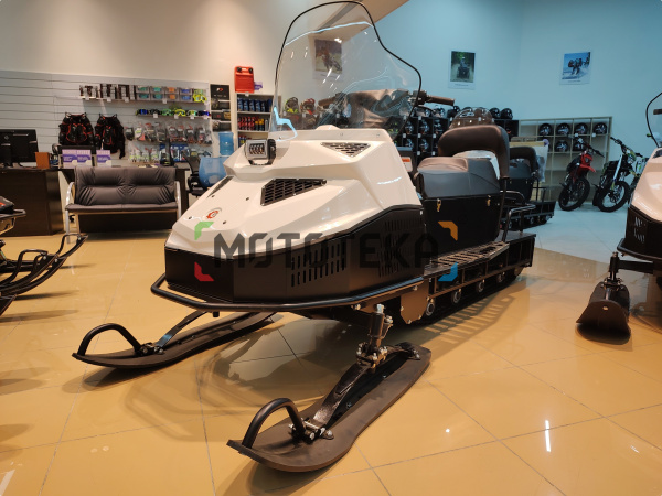 Снегоход БТС Арктик - 4Т Лонг Люкс 20 л.с.. эл. запуск. реверс. тормоз белый (машинокомплект) | Мототека Снегоход БТС Арктик - 4Т Лонг Люкс 20 л.с.. эл. запуск. реверс. тормоз белый (машинокомплект) | Мототека