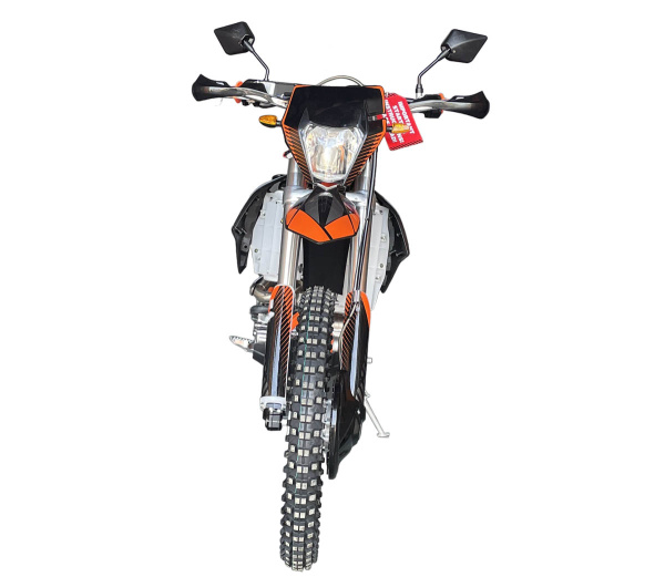 Мотоцикл кроссовый / эндуро Мотомир X - MOTOS CBRL3 чёрный/оранжевый/голубой с ПТС | Мототека