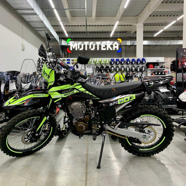 Мотоцикл кроссовый / эндуро Regulmoto (Регулмото) Sport - 003 PR PRO чёрный/жёлтый с ПТС | Мототека