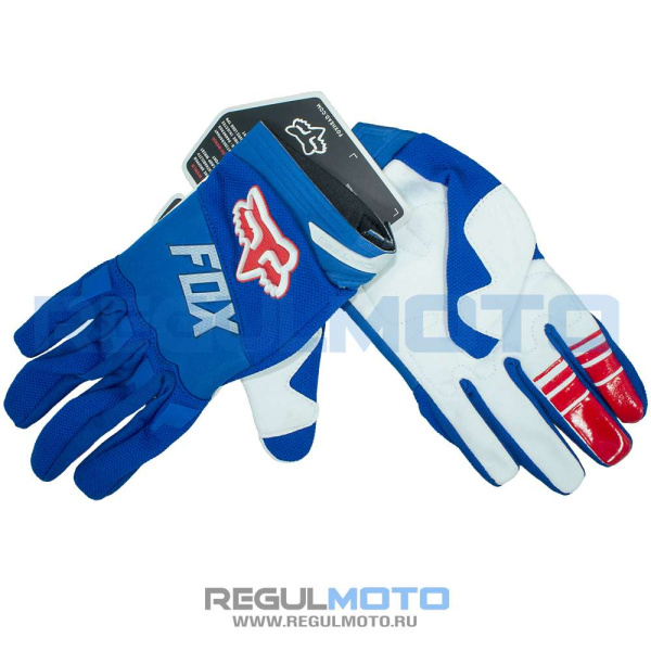 Перчатки FOX (Фокс) 1 Синий M | Мототека Перчатки FOX (Фокс) 1 Синий M | Мототека